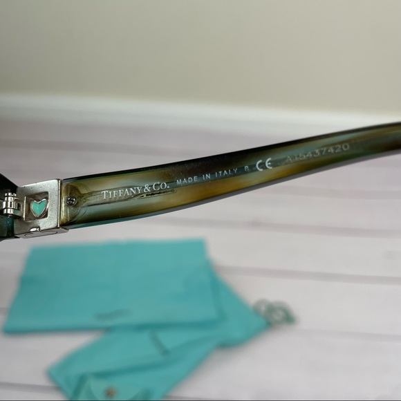 Tiffany & Co clear tortoise glasses, changeable charms - Picture 4 of 6